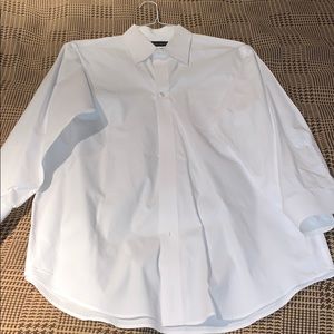 Kenneth Robert’s Platinum Crisp White Dress Shirt